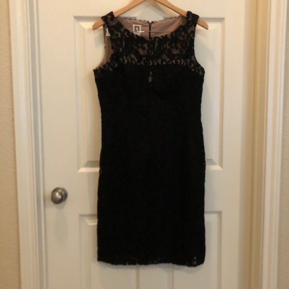 Anne Klein Dresses & Skirts - Anne Klein Navy Lace Shift Dress 10